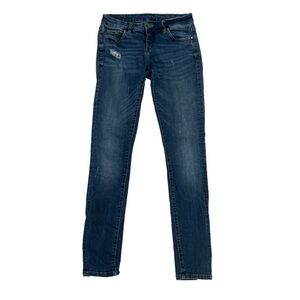 Blank NYC Straight Leg Skinny Ripped Jeans Size 26 Women’s